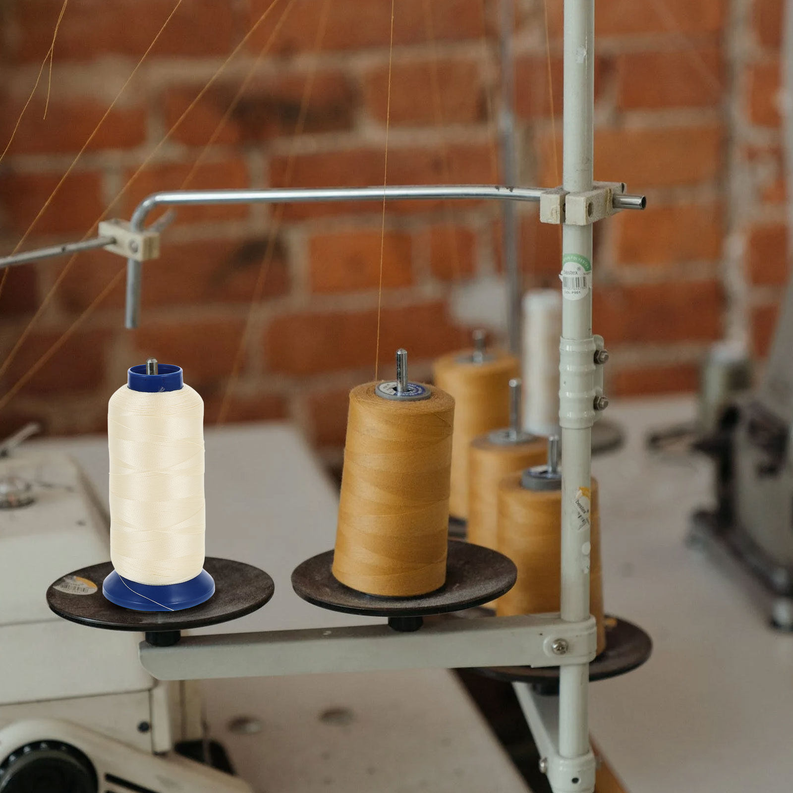 Embroidery Craft - 3000 Yards Light Blue Glow in