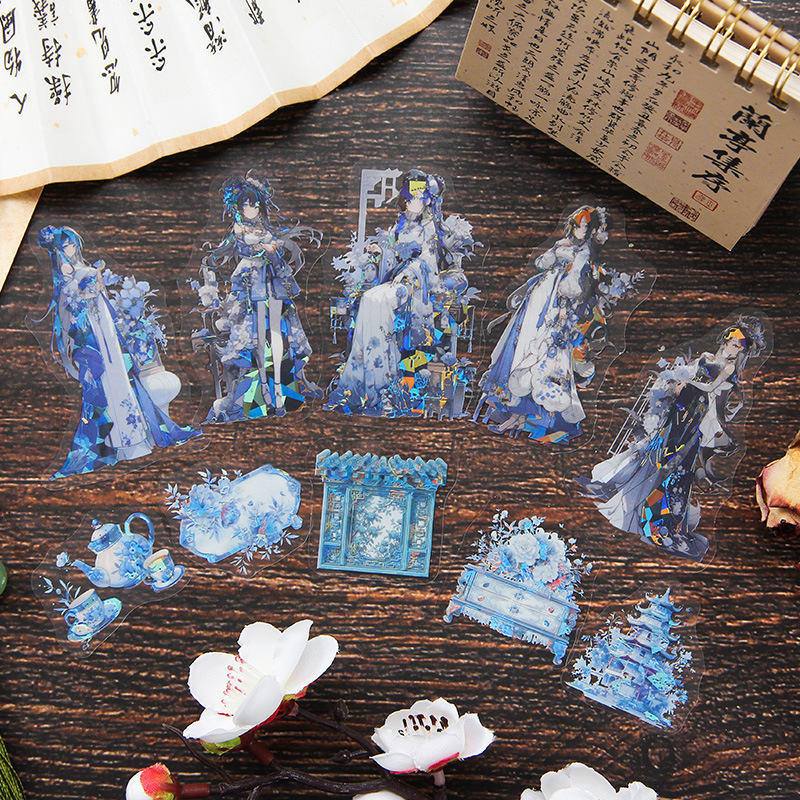 10 pcs Vintage Chinese style c - Embellishments For Scrapbooking ulasan dan harga